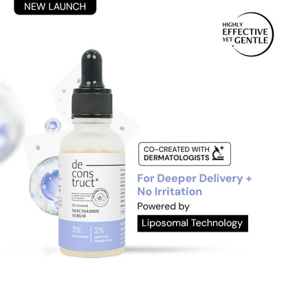 Oil Control Serum with 3% Niacinamide &amp; 2% Salicylic Acid With Liposomal Technology