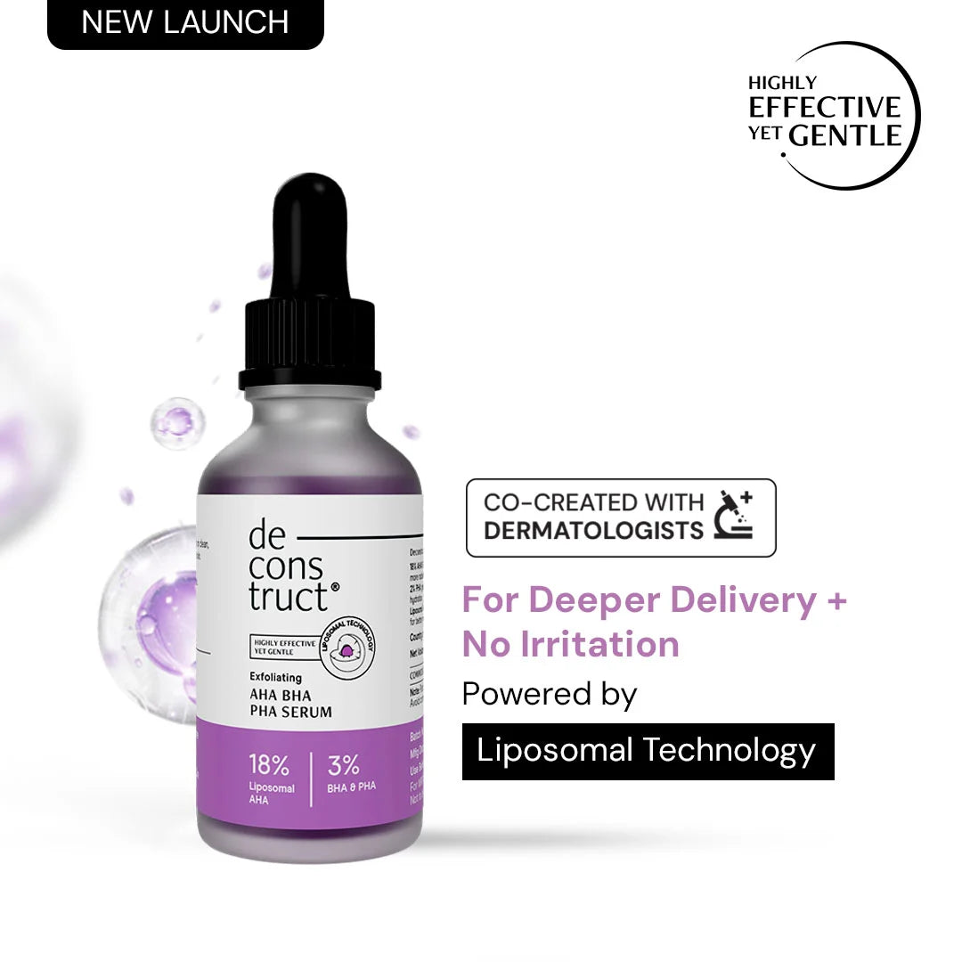 Exfoliating AHA BHA PHA Serum with Liposomal Technology