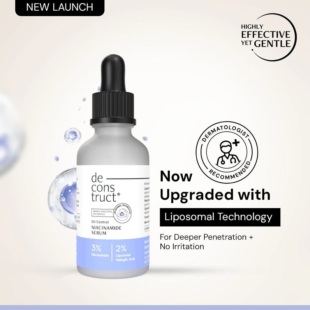 Oil Control Serum with 3% Niacinamide &amp; 2% Salicylic Acid With Liposomal Technology