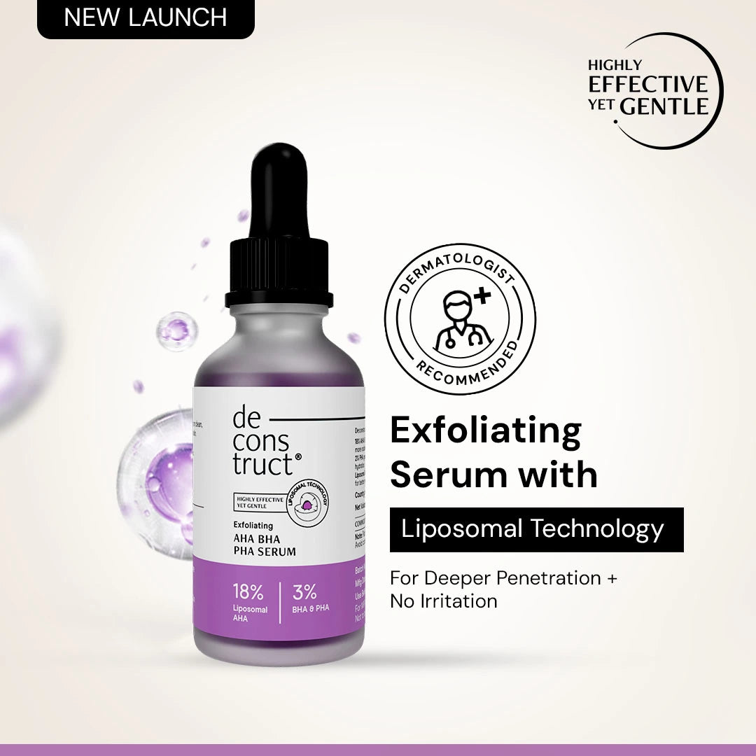 Exfoliating AHA BHA PHA Serum with Liposomal Technology
