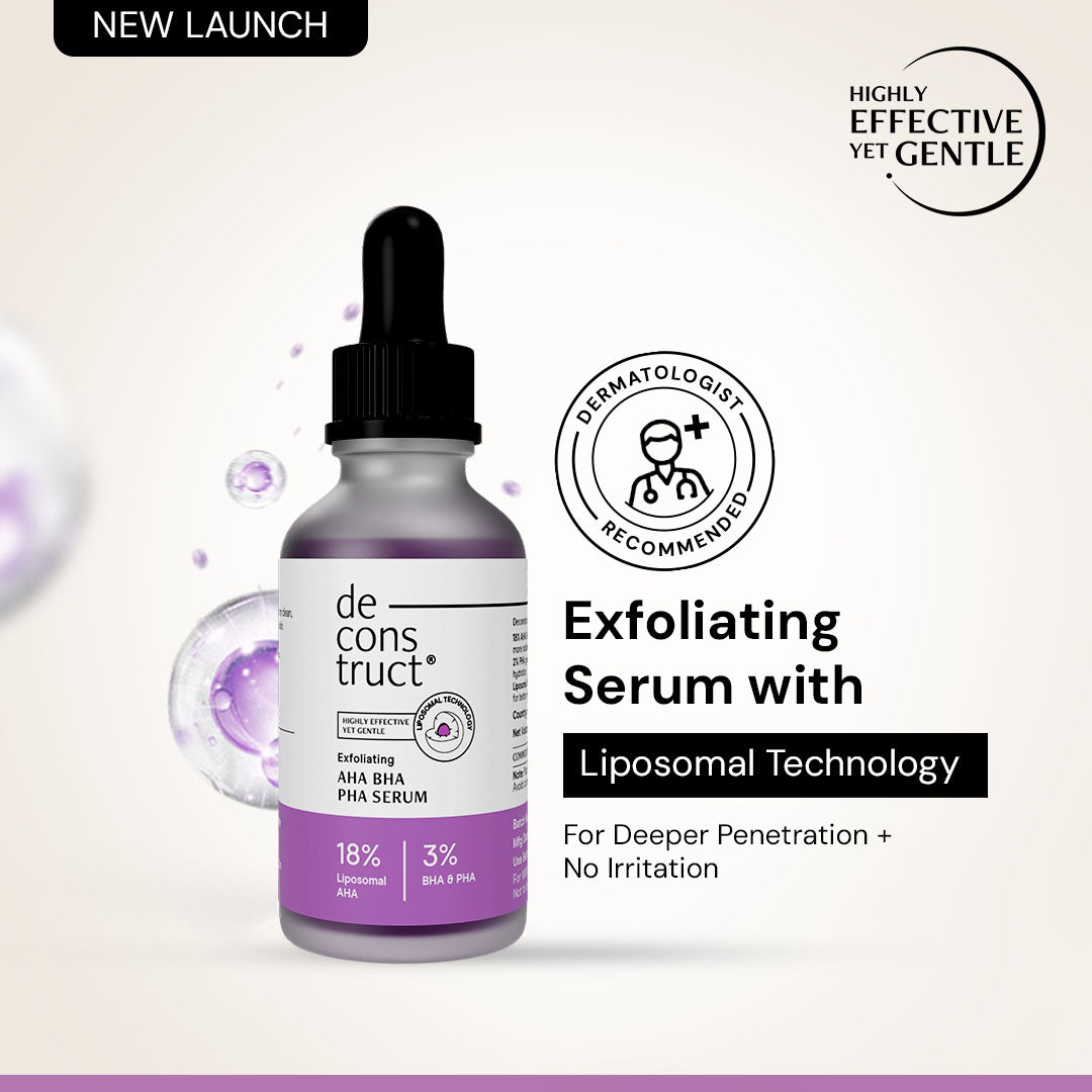 Exfoliating AHA BHA PHA Serum with Liposomal Technology
