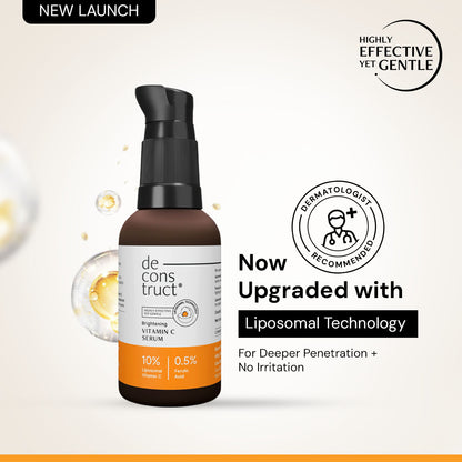 10% Vitamin C Serum for Glowing Skin with Liposomal Technology | Clinically Tested