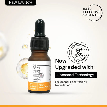 10% Vitamin C Serum for Glowing Skin with Liposomal Technology (10ml) | Clinically Tested