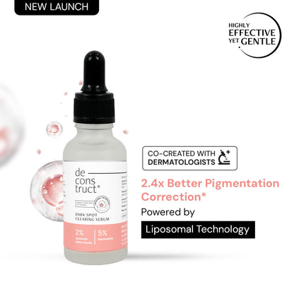 Dark Spot Clearing Serum with Liposomal Technology | 5% Niacinamide &amp; 2% Alpha Arbutin | Clinically Tested