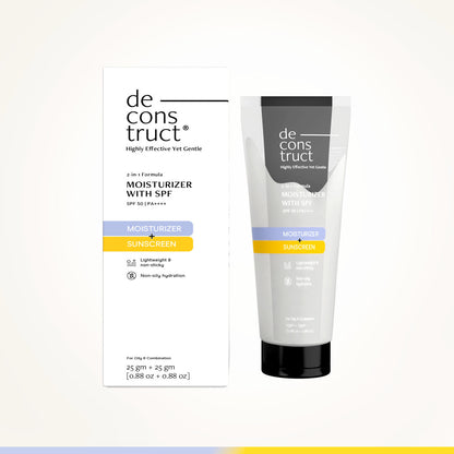 2 in 1 Moisturizer &amp; Sunscreen | SPF 50 PA++++