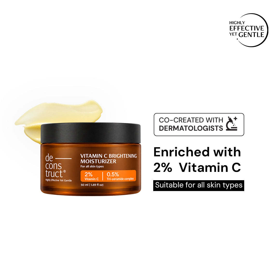 Vitamin C Brightening Moisturizer – 2% Vitamin C and 0.5% Tri-Ceramide Complex