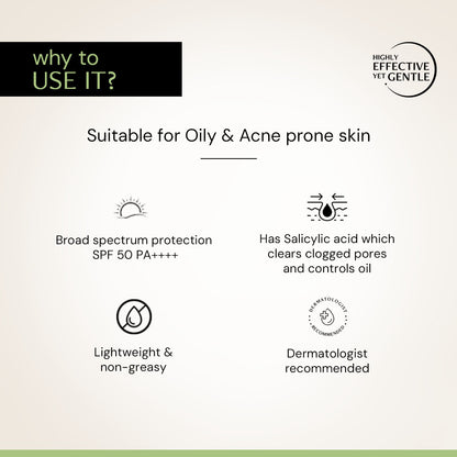 Salicylic Acid Gel Sunscreen