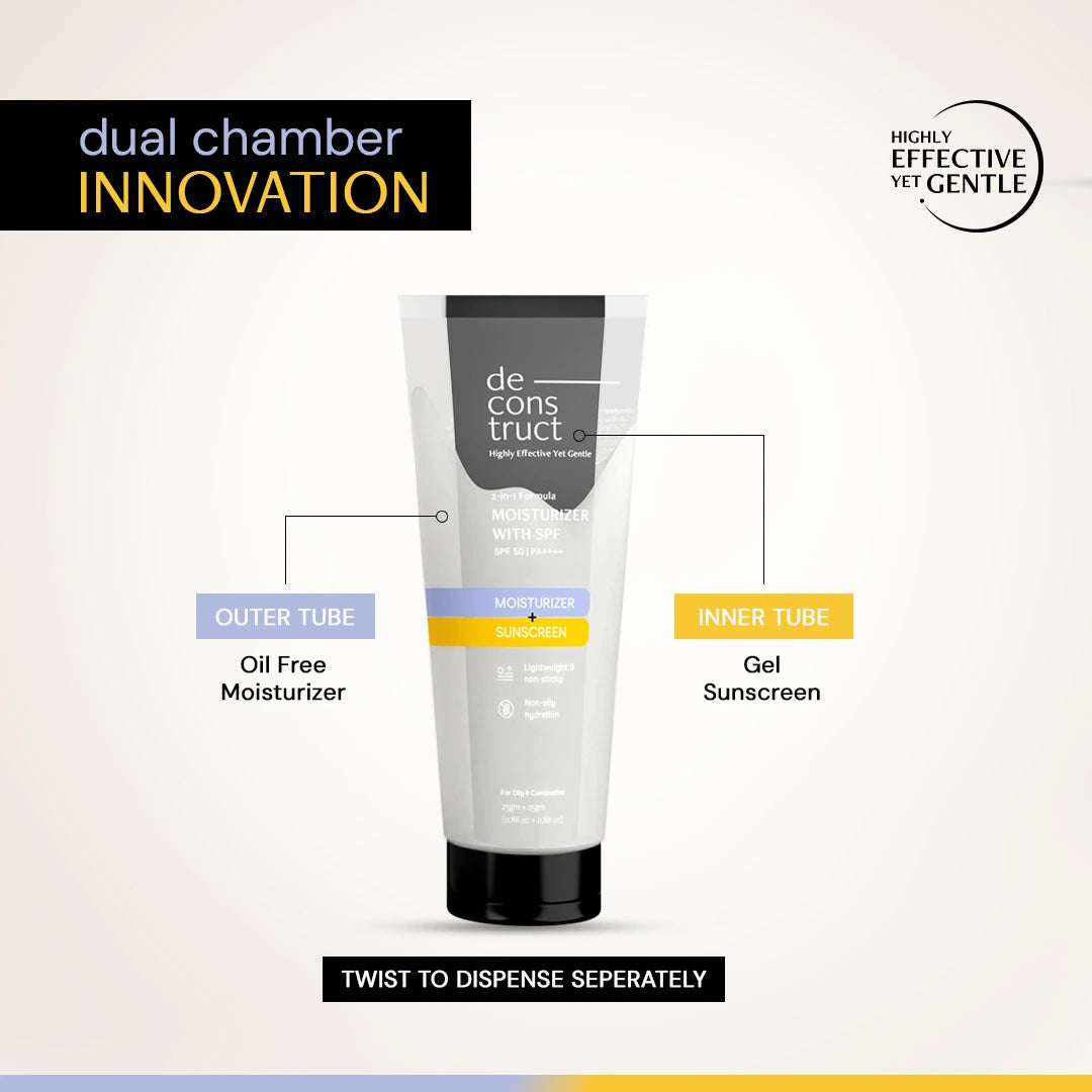 2 in 1 Moisturizer &amp; Sunscreen | SPF 50 PA++++
