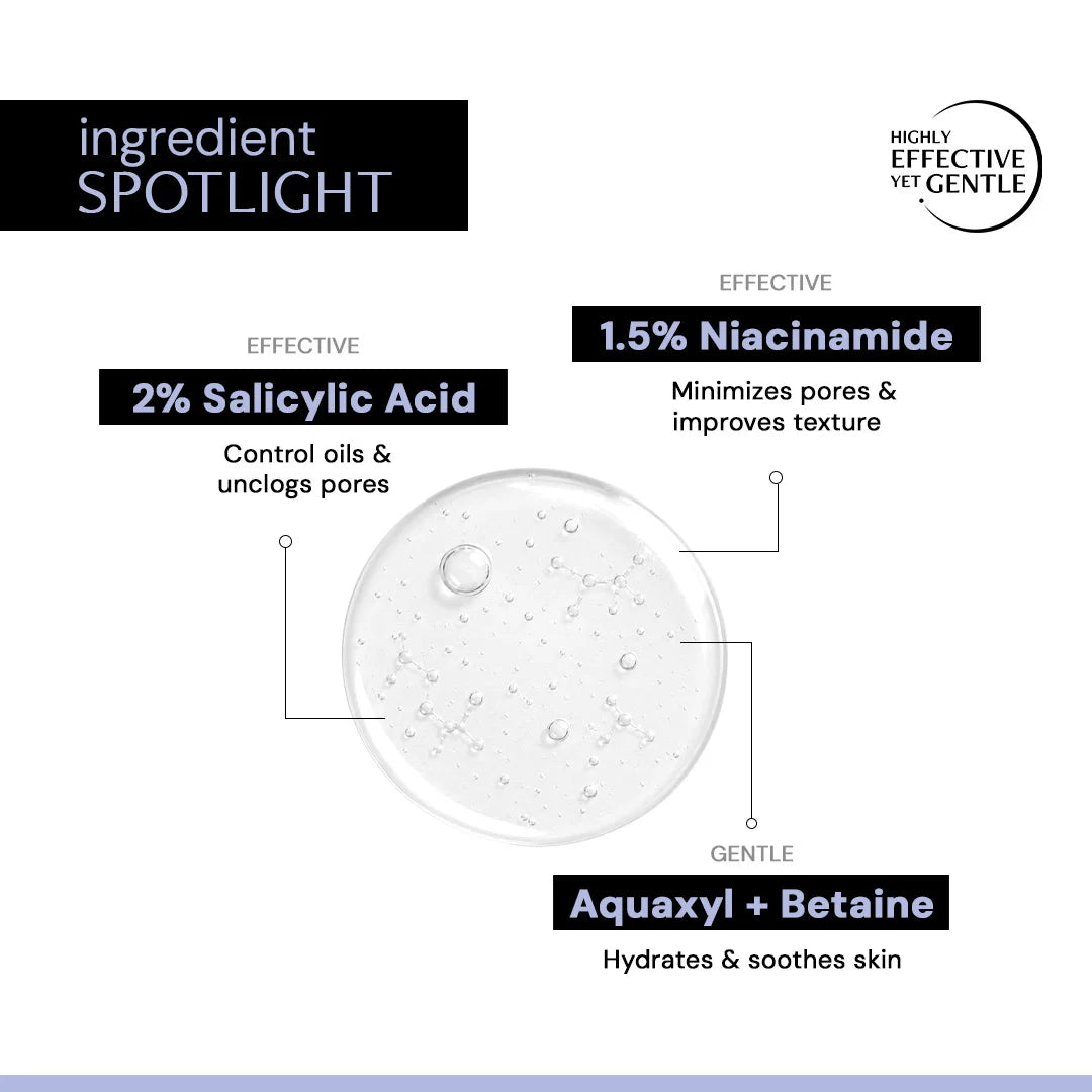 Salicylic Acid Oil Control Face Wash | 2% Salicylic acid + 1.5% Niacinamide
