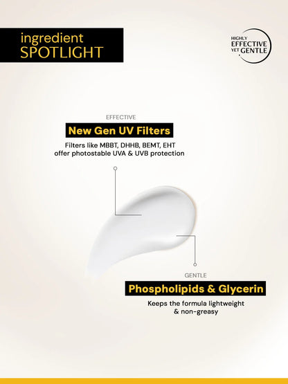 Gel Sunscreen for Oily Skin - SPF 50 PA++++(80 gm) | In-Vivo Tested