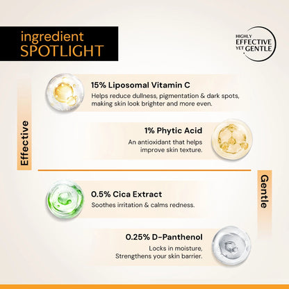 Deconstruct Bright + Glow 15% Vitamin C Serum with Liposomal Technology