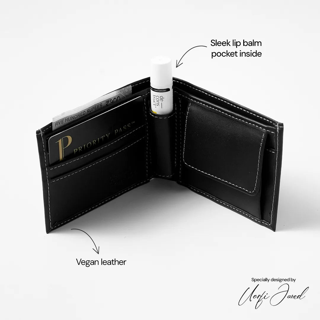 Black Lip Balm Wallet + Brightening Lip Balm (Limited Edition Drop)