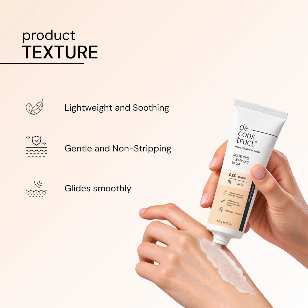 Soothing Cleansing balm - 0.1% bisabolol and 1% Avena sativa Oil (oats oil)