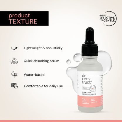 Dark Spot Clearing Serum with Liposomal Technology | 5% Niacinamide &amp; 2% Alpha Arbutin | Clinically Tested