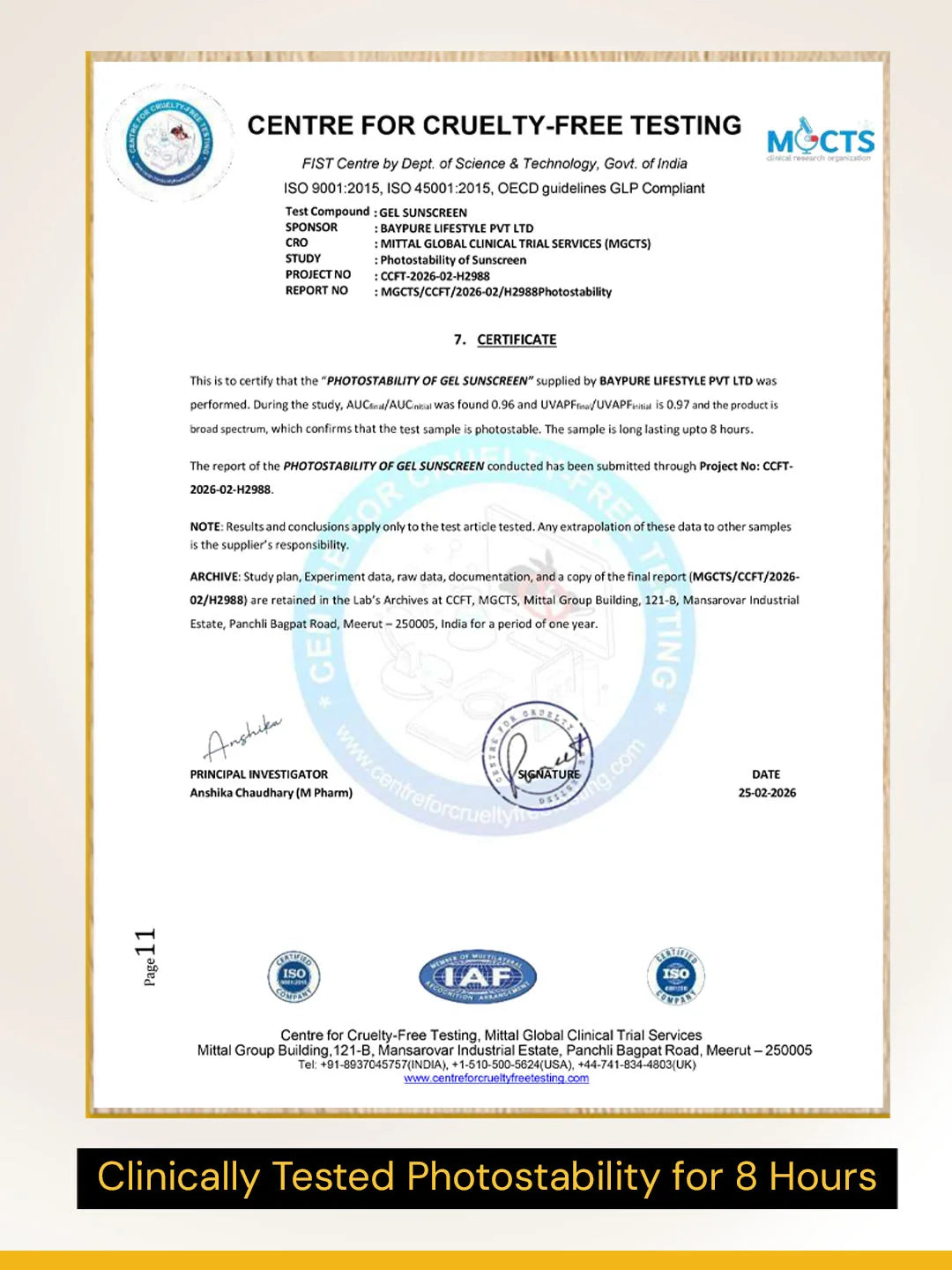 Gel Sunscreen for Oily Skin - SPF 50 PA++++(80 gm) | In-Vivo Tested