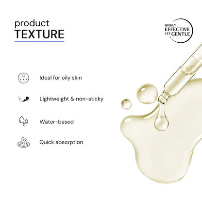 Oil Control Serum with 3% Niacinamide &amp; 2% Salicylic Acid With Liposomal Technology