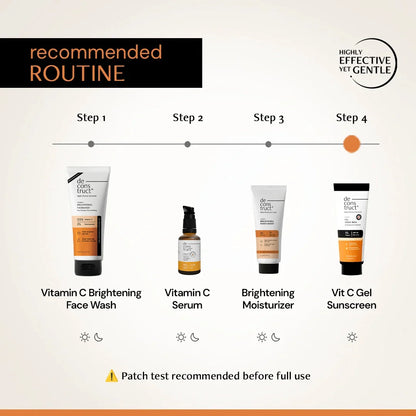 5% Vitamin C Gel Sunscreen for Oily Skin - SPF 50 PA++++ | In-Vivo Tested