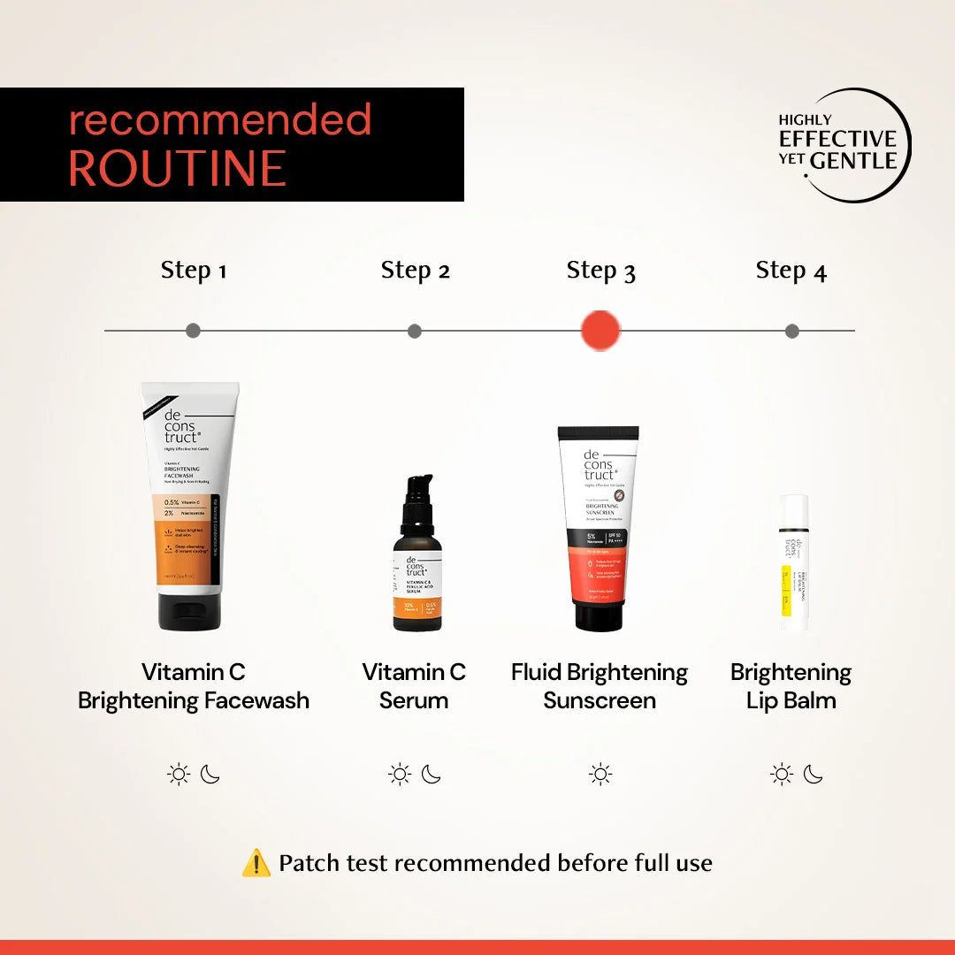 Fluid Brightening Sunscreen SPF 50 PA++++ | 5% Niacinamide | In Vivo Tested | All Skin Types