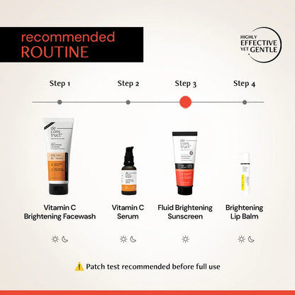 Fluid Brightening Sunscreen SPF 50 PA++++ | 5% Niacinamide | In Vivo Tested | All Skin Types