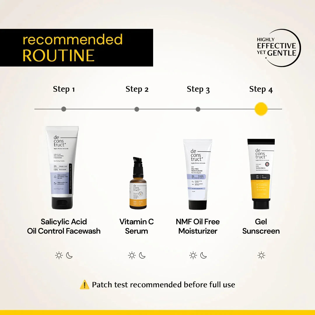 Gel Sunscreen for Oily Skin - SPF 50 PA++++(50 gm) | In-Vivo Tested