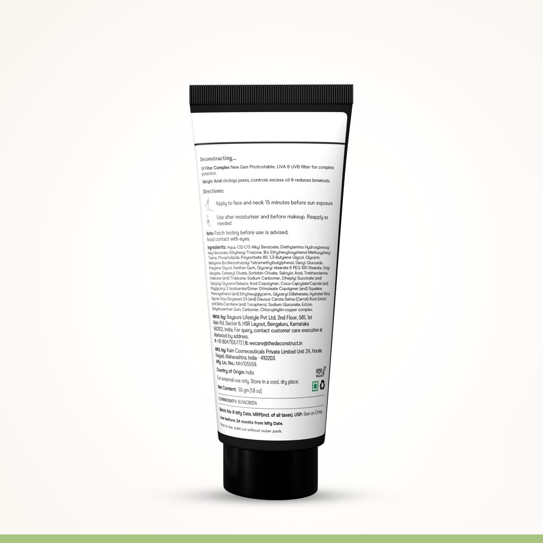 Salicylic Acid Gel Sunscreen
