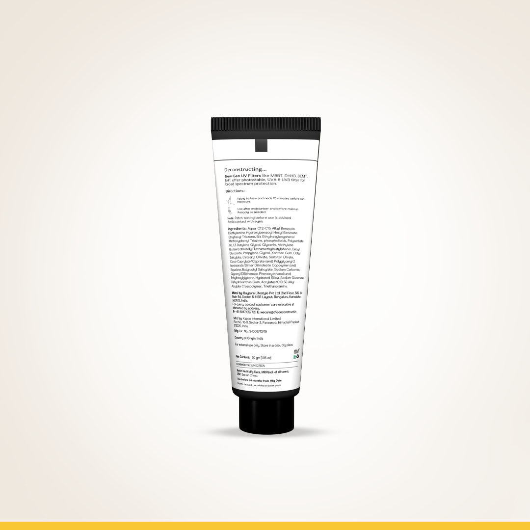 Gel Sunscreen for Oily Skin - SPF 50 PA++++(30gm) | In-Vivo Tested