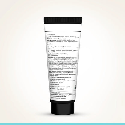 Oats &amp; Ceramide Gel Sunscreen SPF 50 PA++++ for Sensitive Skin | In-Vivo Tested