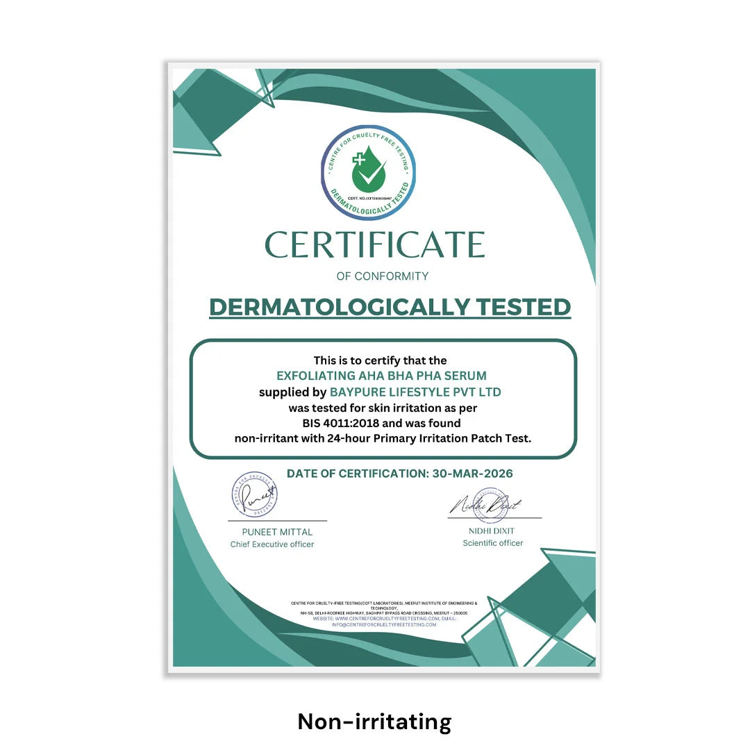 Exfoliating AHA BHA PHA Serum with Liposomal Technology