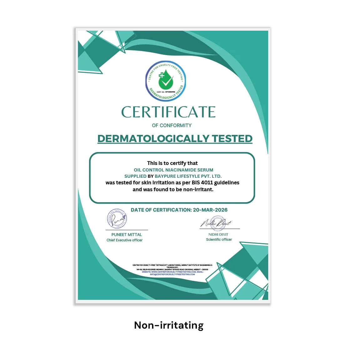 Oil Control Serum with 3% Niacinamide &amp; 2% Salicylic Acid With Liposomal Technology