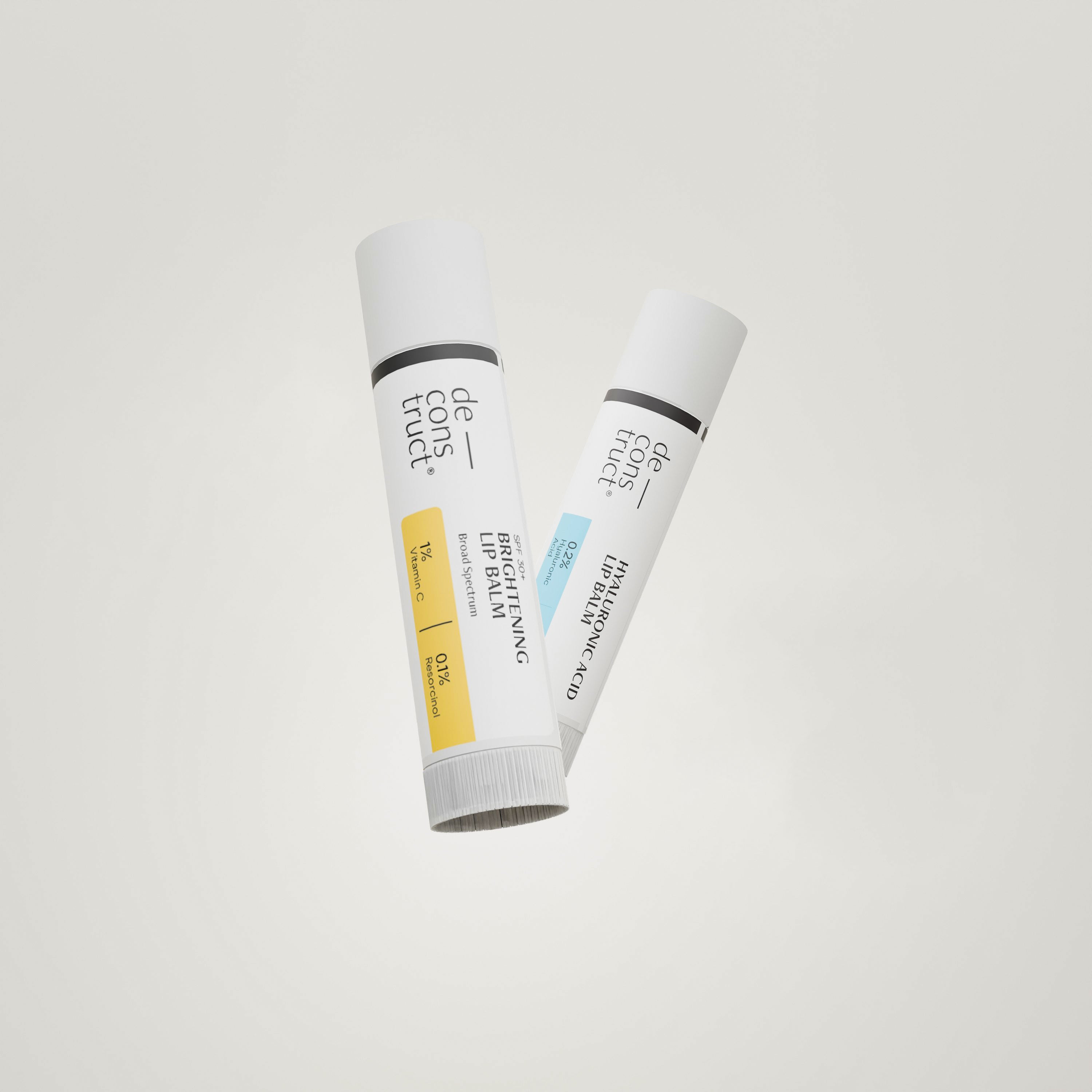 Day &amp; Night Lip Care Duo | Brightening Lip Balm + Hyaluronic Acid Lip Balm