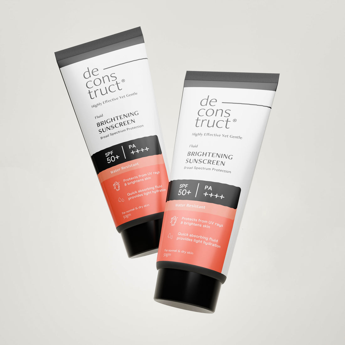 Fluid Brightening Sunscreen Combo with spf 50+ - Prevents Tanning & Provides a Brightening effect