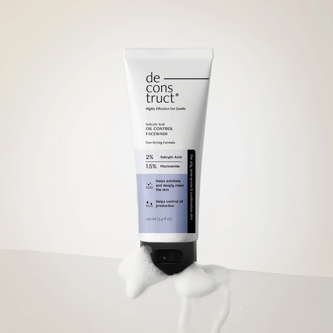Salicylic Acid Oil Control Face Wash | 2% Salicylic acid + 1.5% Niacinamide |  Non-drying &amp; Cooling