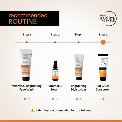 5% Vitamin C Gel Sunscreen for Oily Skin - SPF 50 PA++++ | Brightens skin tone |100% Photostable Sunscreen with 4 New Gen UV Filters | Long Lasting | Lightweight | In-Vivo Tested