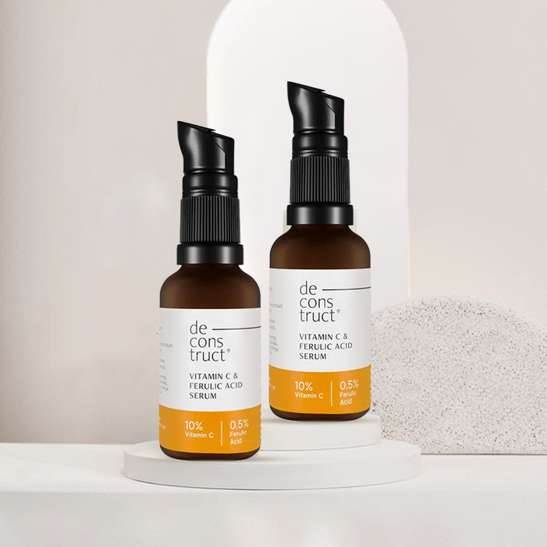 Vitamin C Serum Combo For Face  - 10% Vitamin C + 0.5 % Ferulic Acid