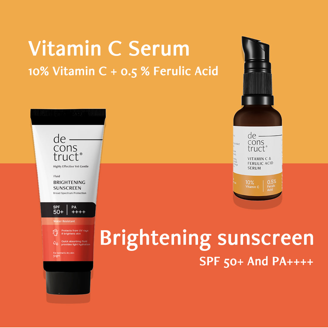 Brighten and Protect Duo - Vitamin C + Fluid Brightening Sunscreen