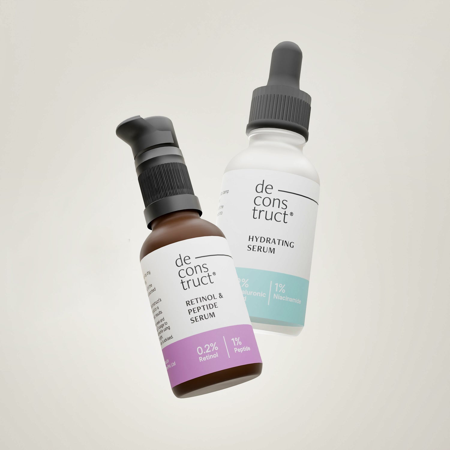 Anti-Aging Duo - Retinol &amp; Peptide Serum + Hydrating Serum