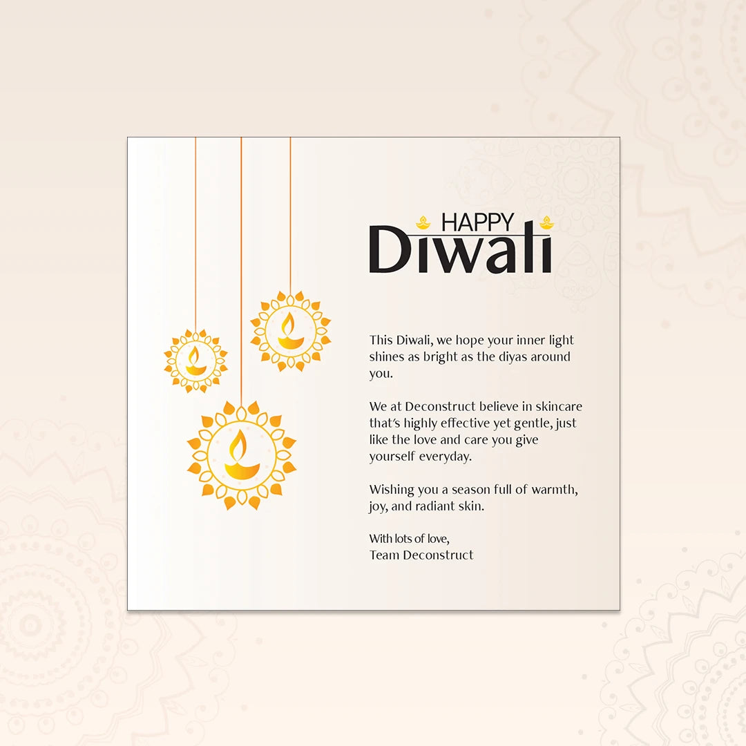 Diwali Brightening Hamper | Gift Box for Family and Friends | Deconstruct X Phool
