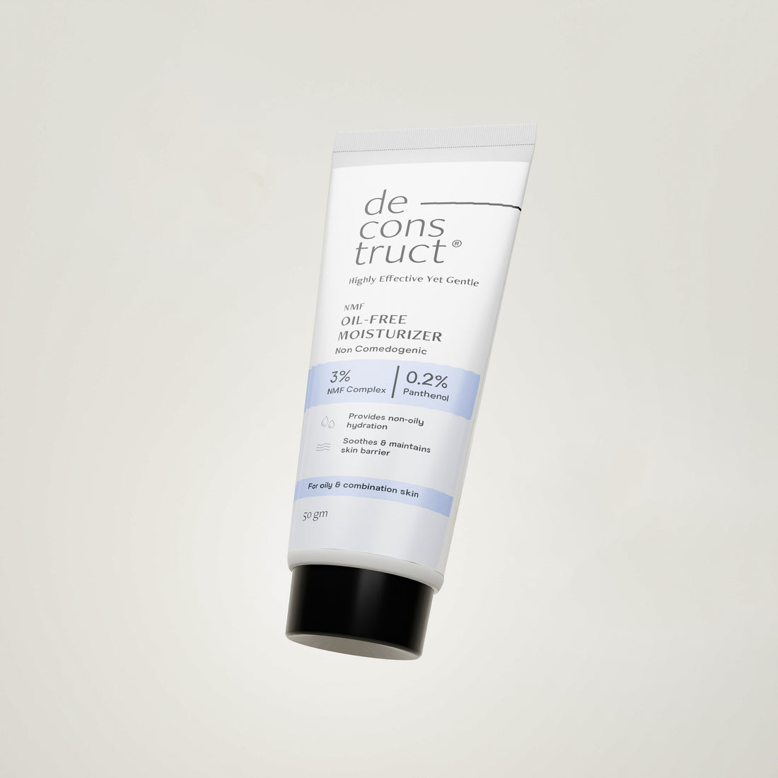 Oil-Free Moisturizer for Oily Skin - 3% NMF Complex + 0.2% Panthenol | Non-Comedogenic Moisturizer