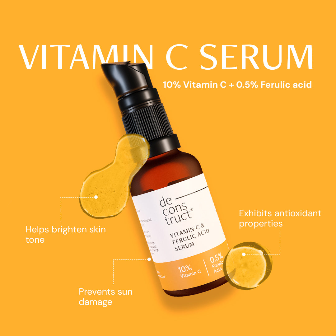 Bestseller Combo - Vitamin C Serum + Gel Sunscreen