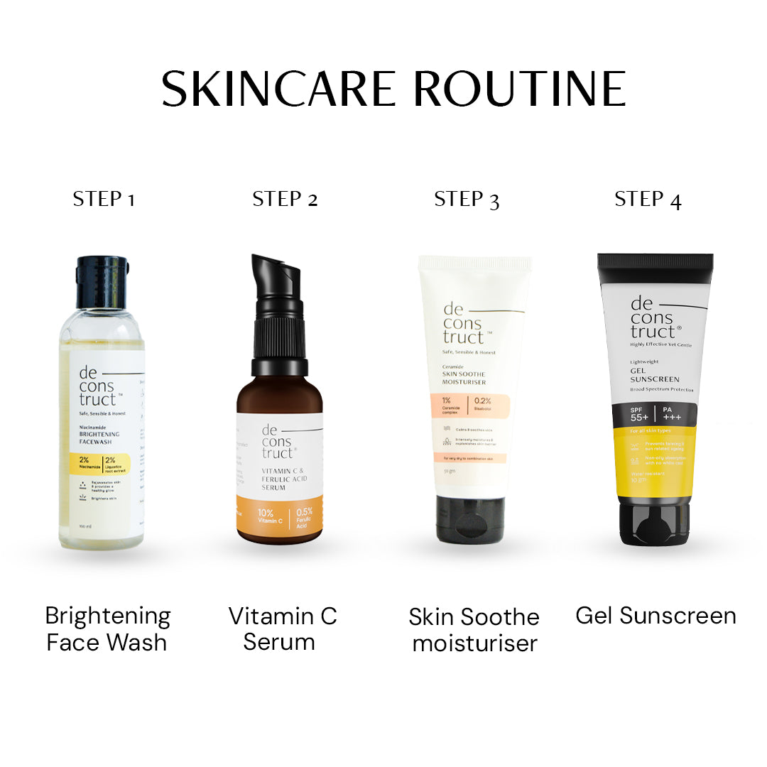 Bestseller Combo - Vitamin C Serum + Gel Sunscreen