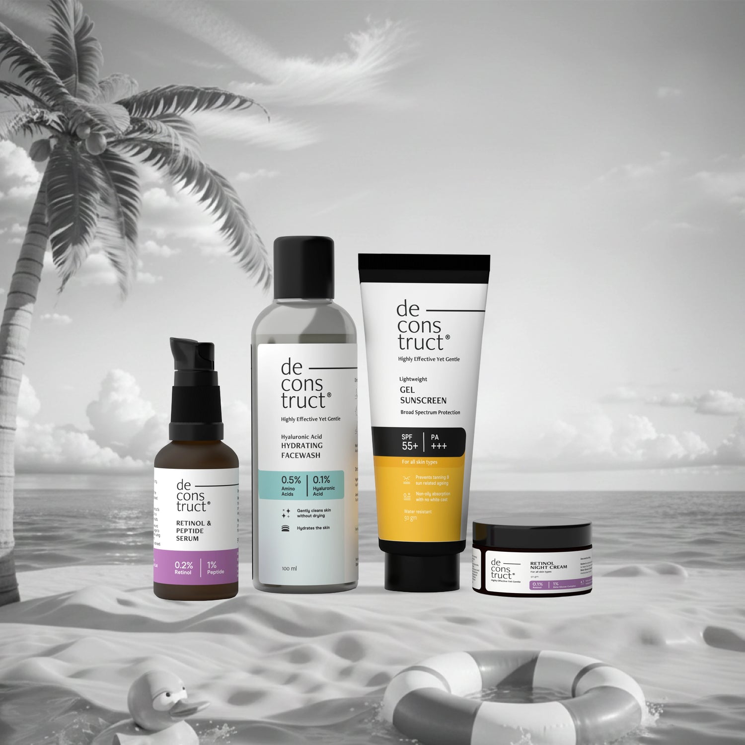 Anti Aging Skin Care PM Routine Kit | Visibly Reduces Aging Signs | Smoother, Younger Skin | Dermat Approved Routine For Men &amp; Women