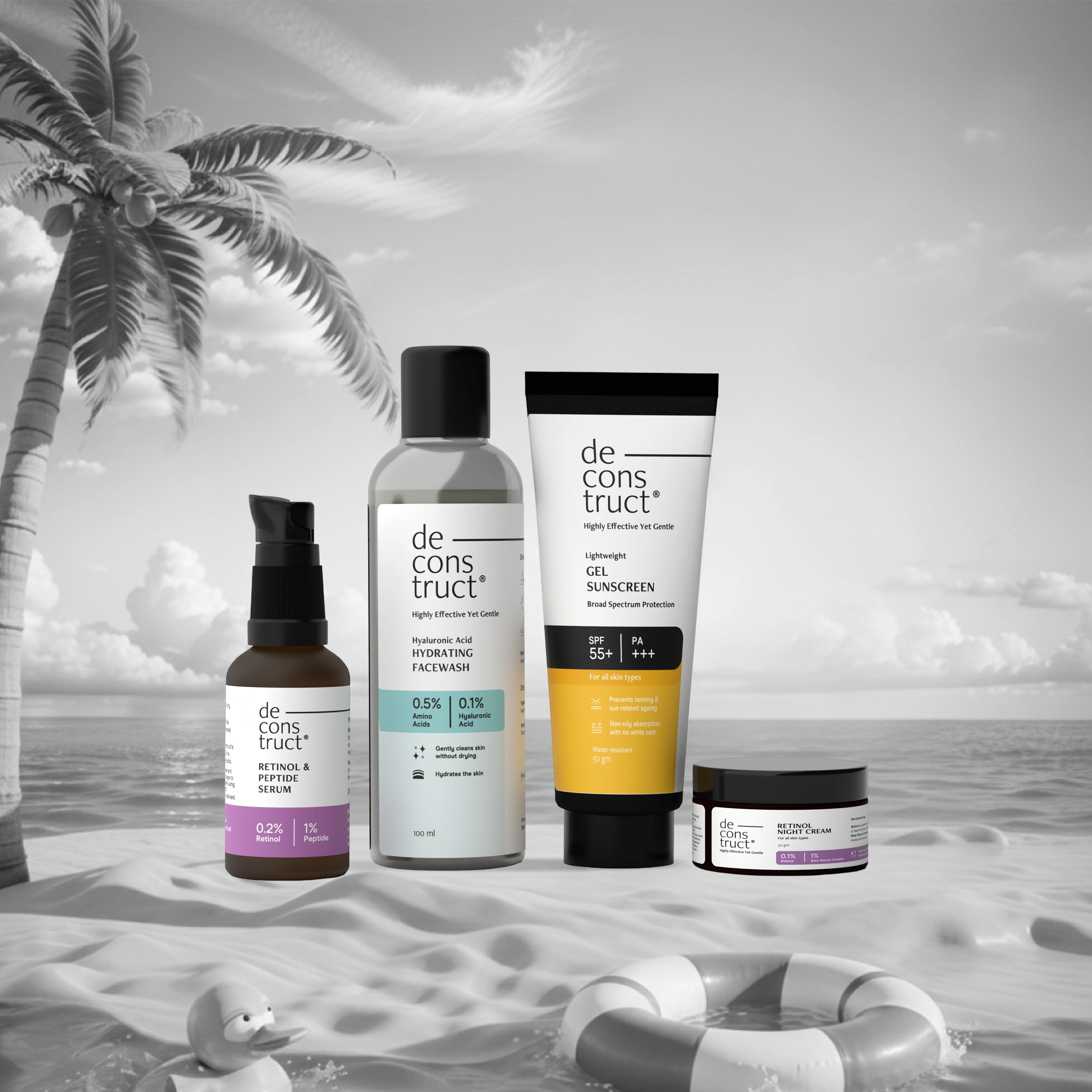 Anti Aging Skin Care PM Routine Kit | Visibly Reduces Aging Signs | Smoother, Younger Skin | Dermat Approved Routine For Men &amp; Women