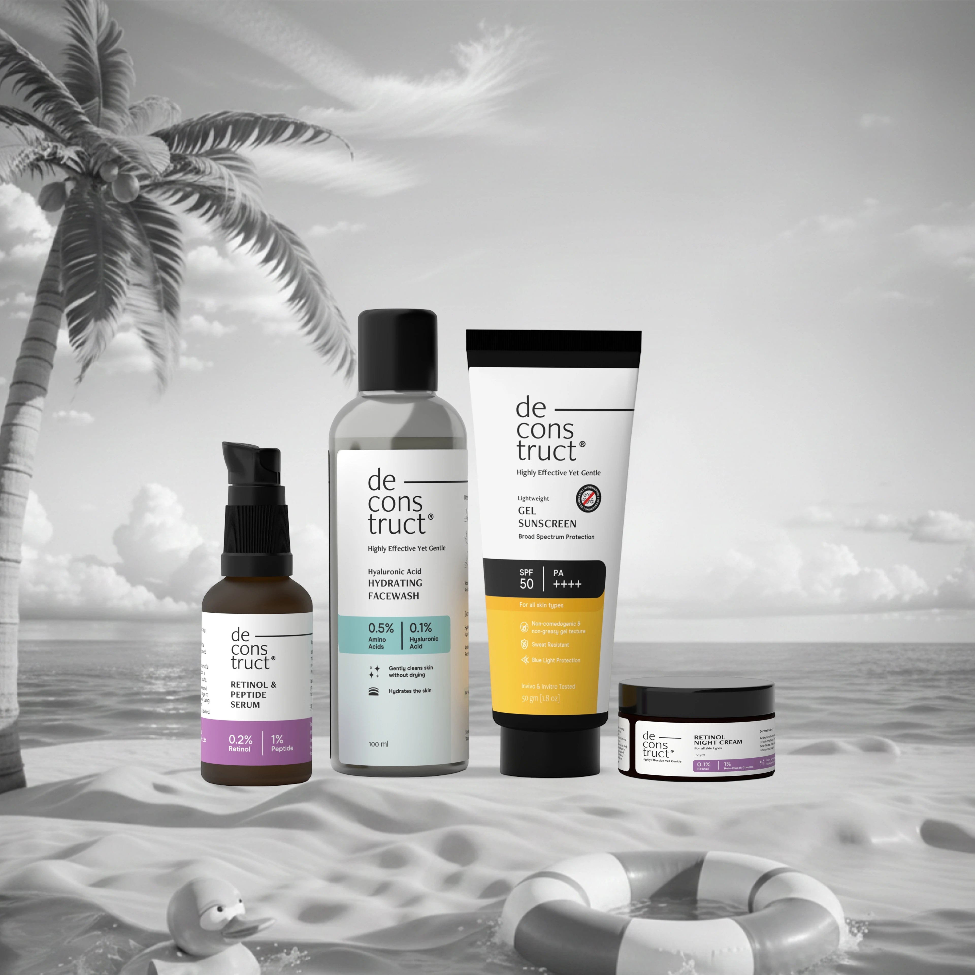 Anti Aging Skin Care PM Routine Kit | Visibly Reduces Aging Signs | Smoother, Younger Skin | Dermat Approved Routine For Men &amp; Women