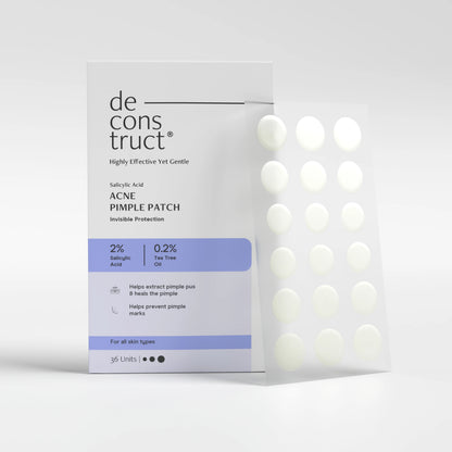 Deconstruct Hydrocolloid Acne Pimple Patch with 2% Salicylic Acid & 0.2% Tea Tree Oil
