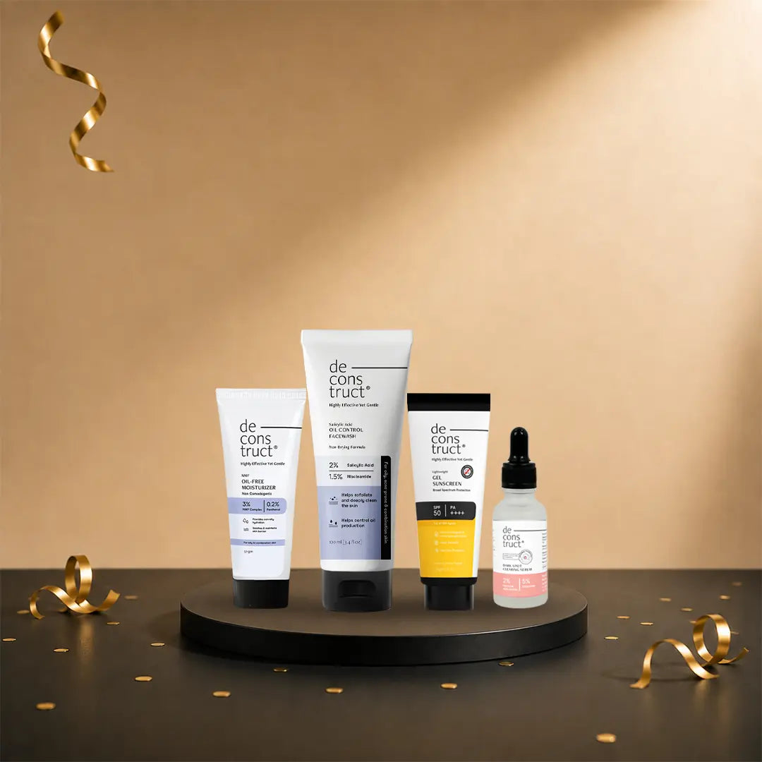 Anti-Acne Skincare Routine Kit for Oily Skin | Dermat Recommended Bestseller