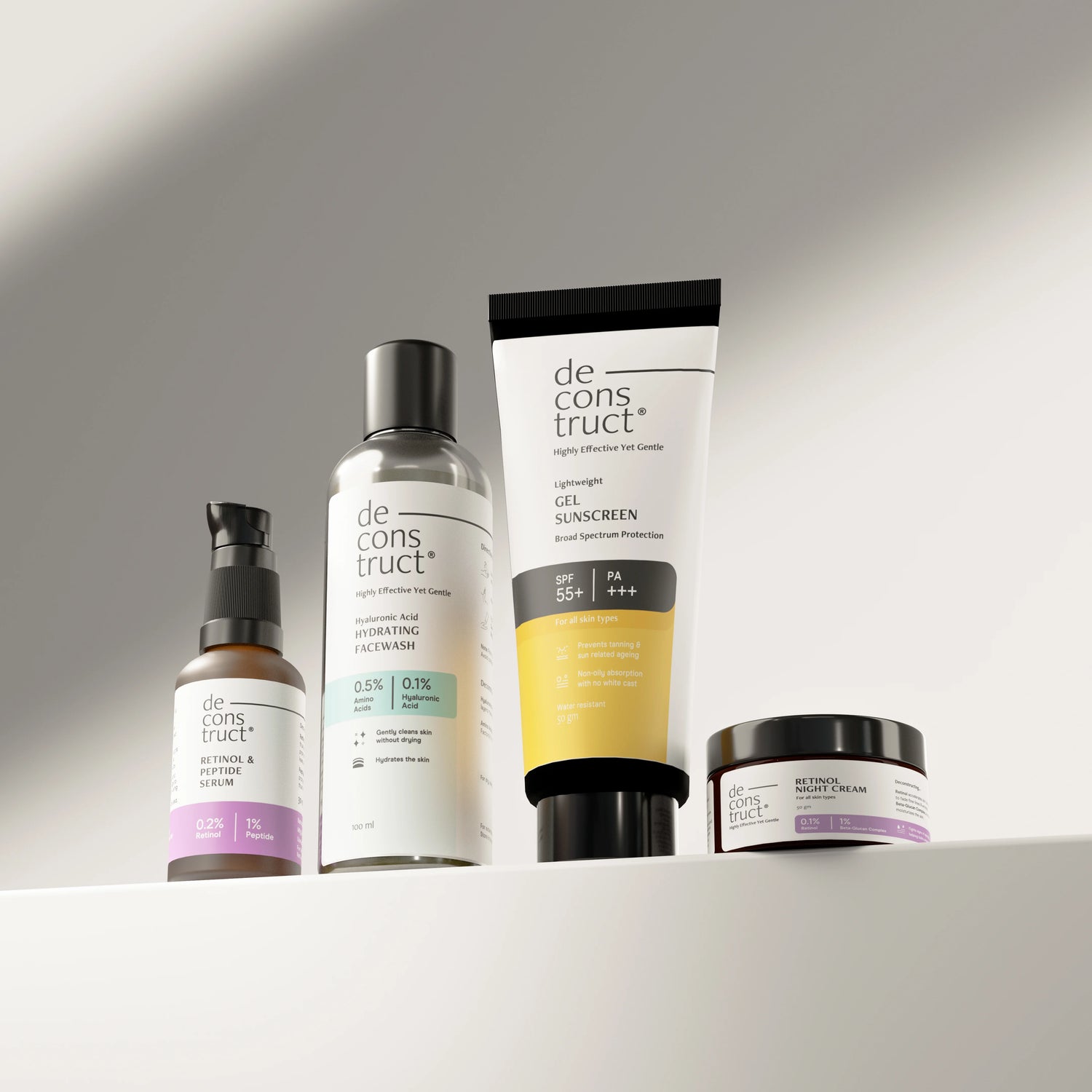 Anti Aging Skin Care PM Routine Kit | Visibly Reduces Aging Signs | Smoother, Younger Skin | Dermat Approved Routine For Men &amp; Women