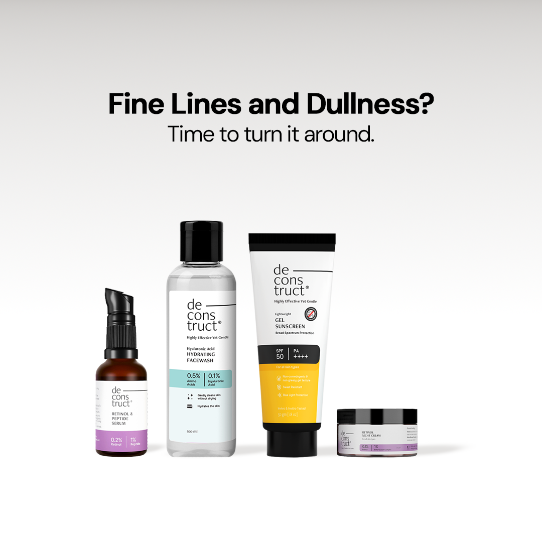Anti Aging Skin Care PM Routine Kit | Visibly Reduces Aging Signs | Smoother, Younger Skin | Dermat Approved Routine For Men &amp; Women