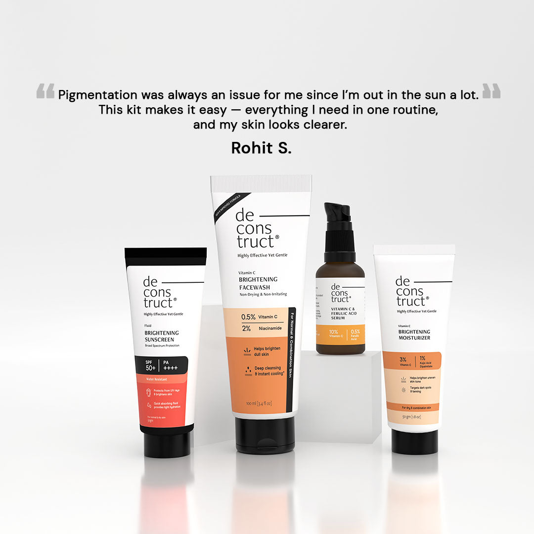 Anti-Pigmentation Routine Kit | Fades Pigmentation Marks | Dermat Recommended