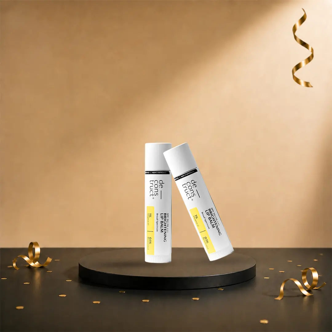 Brightening Lip Balm With SPF 50 For Dark Lips - 1% Vitamin C + 0.1% Resorcinol (Pack of 2)