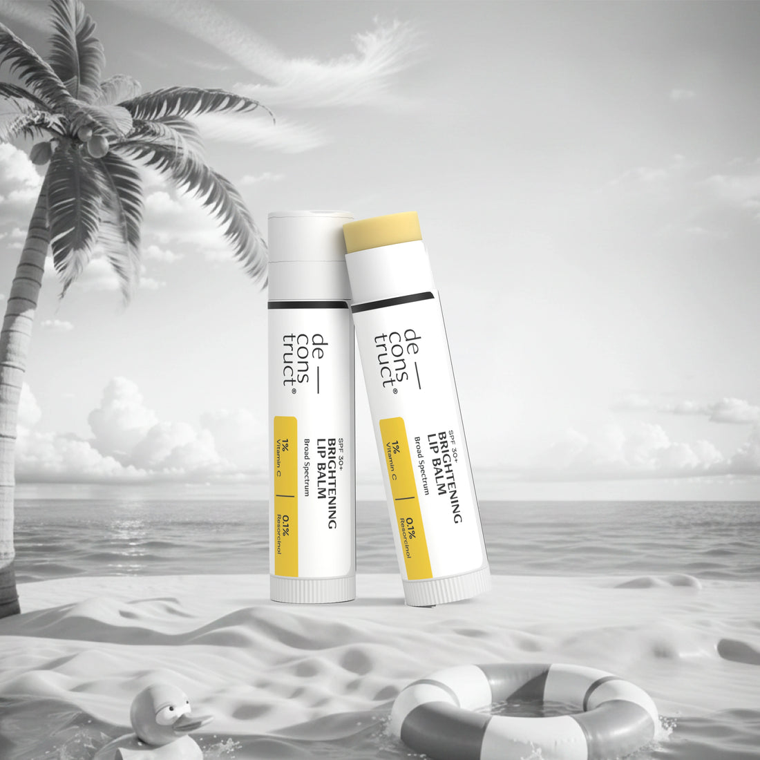 Brightening Lip Balm With SPF - 1% Vitamin C + 0.1% Resorcinol (Pack of 2)